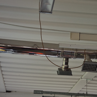 Generatore di aria calda 30KW a pellett