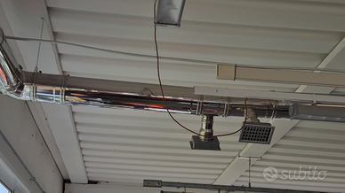 Generatore di aria calda 30KW a pellett