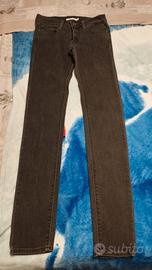 Jeans donna Levi's 711 Skinny nero TG S