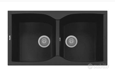 Lavello cucina due vasche fragranite 86x50
