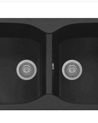 Lavello cucina due vasche fragranite 86x50