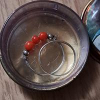 anello in argento e corallo più ferma anello 