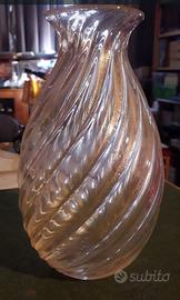 Vaso Archimede Seguso in Polvere d'oro