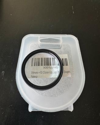 39mm + 10 close -up lens