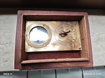 Bussola con meridiana stile antico – riproduzione 