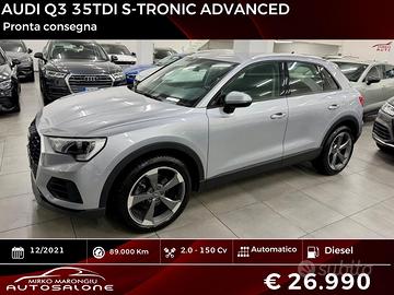 Audi Q3 35 TDI S tronic Advanced FINANZIABILE