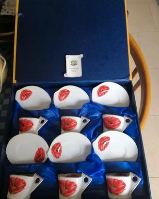 Set di tazzine da caffè in porcellana