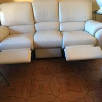 coppia di divani in vera pelle chateau d’Ax