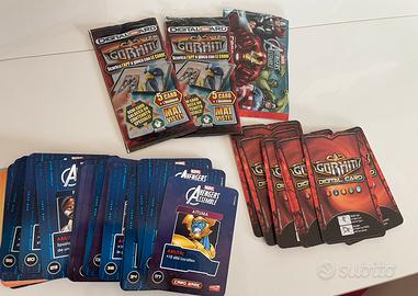 Carte gormiti e avengers marvel