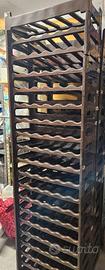 scaffali porta vino impilabili