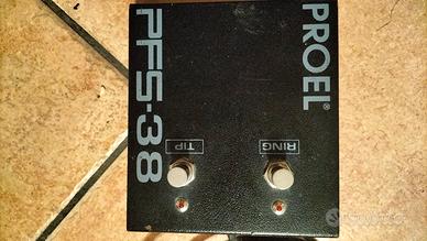 FOOTSWITCH A PEDALE PER AMPLIFICATORE Proel PFS 38