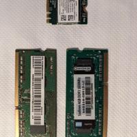 Ram sodimm 2x 4GB DDR3 1600 MHz + scheda di rete