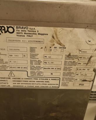 trittico per gelato marca " bravo"