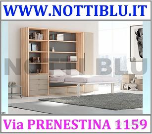 Letto a Scomparsa 1p e mezza SE311 Via PRENESTINA