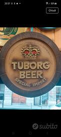 fondo botte in vetroresina Birra Tuborg, nuovo