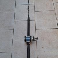 Canna da pesca traino Miami con mulinello