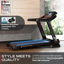 Sportstech F37 Tapis Roulant Pieghevole Profession