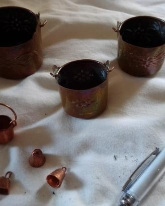 Elementi in rame per presepe napoletano