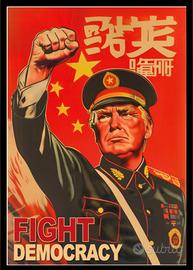 Quadro Giclee' The Red president 