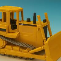 Bulldozer giocattolo CAT vintage – 35 cm