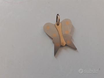 Farfalla oro giallo 18k vintage 