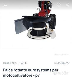 falce rotante eurosystems p70 falciatrice 