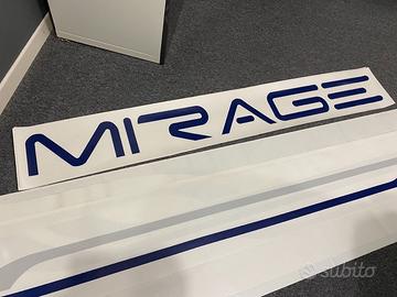 Adesivi MIRAGE scritte adesive e strisce
