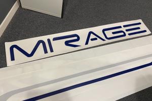 Adesivi MIRAGE scritte adesive e strisce