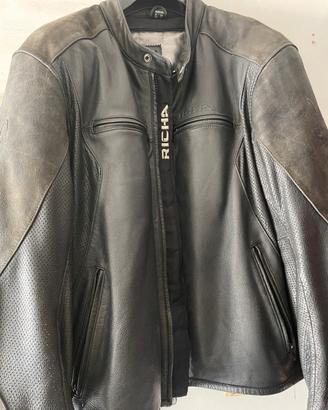 Giubbotto pelle moto Richa tg58