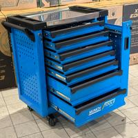 carrello attrezzi officina 7 cassetti completo 