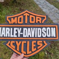 Quadro targa insegna Harley Davidson