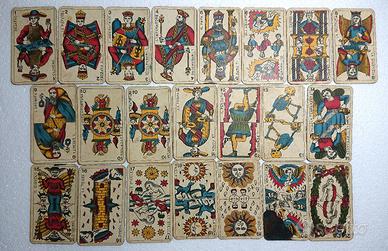 Tarocch!Piemonte Viassone Torino Feb.1937 77 Carte