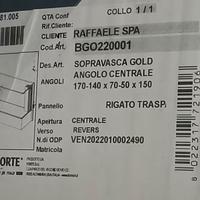 copri vasca angolare