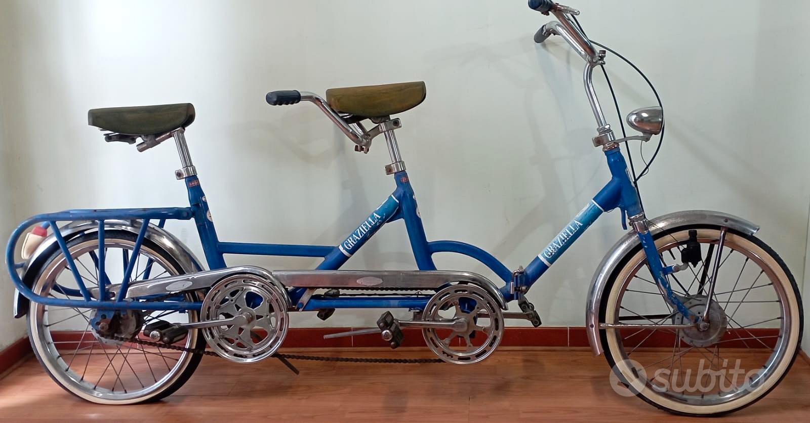 Graziella Tandem Pieghevole Usato Bicicletta Graziella Vintage Anni 60
