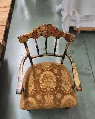2 poltroncine decorate 
