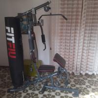 Panca attrezzata multifunzione