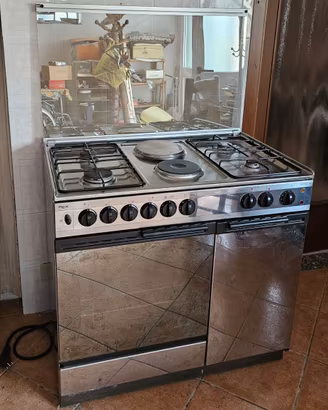 Cucina a Gas Rex XEM 9542 SA (90 cm) Inox 