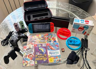 Nintendo Switch 1 + Accessori + Giochi