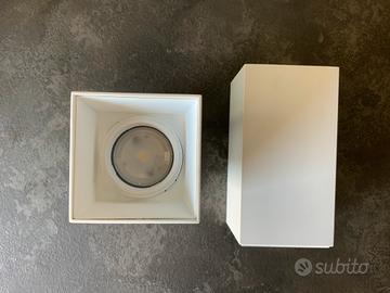 Lampadario faretto Logica cubo