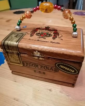 cigar box borsetta da scatola di sigari 