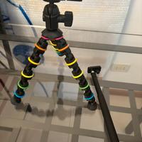 Polaroid treppiede da tavolo e bastone