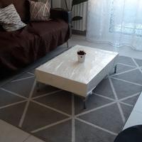 TAVOLINO DA SOGGIORNO BIANCO LUCIDO