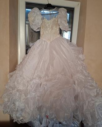 Abito da sposa vintage 1989