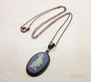 Wedgwood collana argento sterling neoclassico