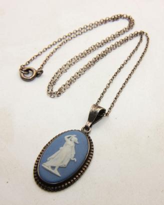 Wedgwood collana argento sterling neoclassico
