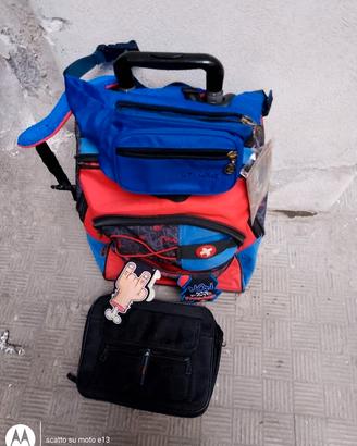 Carrello per bambini + marsupio e porta tablet .