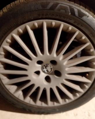 4 gomme +cerchi alfa romeo