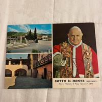 Cartolina vintage Papa Giovanni XXIII anni 60-70