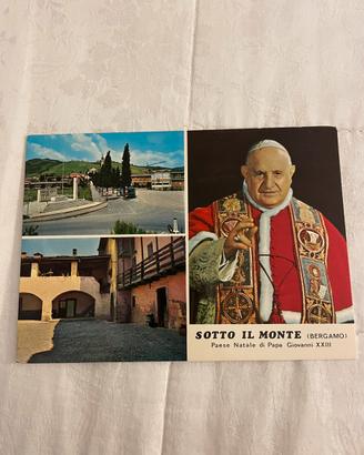 Cartolina vintage Papa Giovanni XXIII anni 60-70
