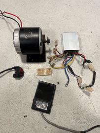 Motore 350 watt 36 volt usato con centralina